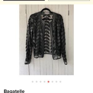 Bagatelle leather zip up jacket